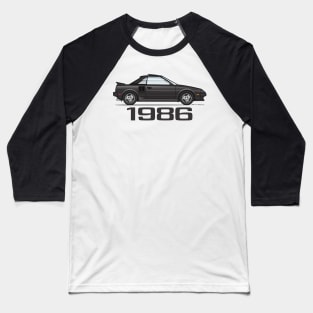 1986-Black Baseball T-Shirt